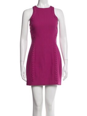 Cinq A Sept mini Fuchsia Sleeveless Sheath Dress